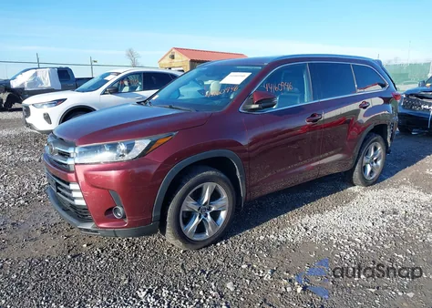 2019 Toyota Highlander Limited z USA, uszkodzony, nr VIN 5TDDZRFH7KS933466